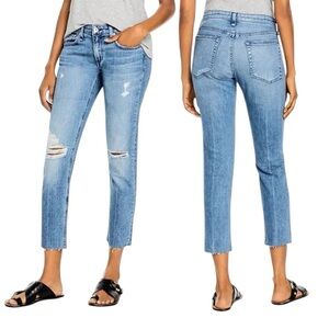Rag & Bone Dre Low-Rise Slim Boyfriend Denim Jeans Size 25